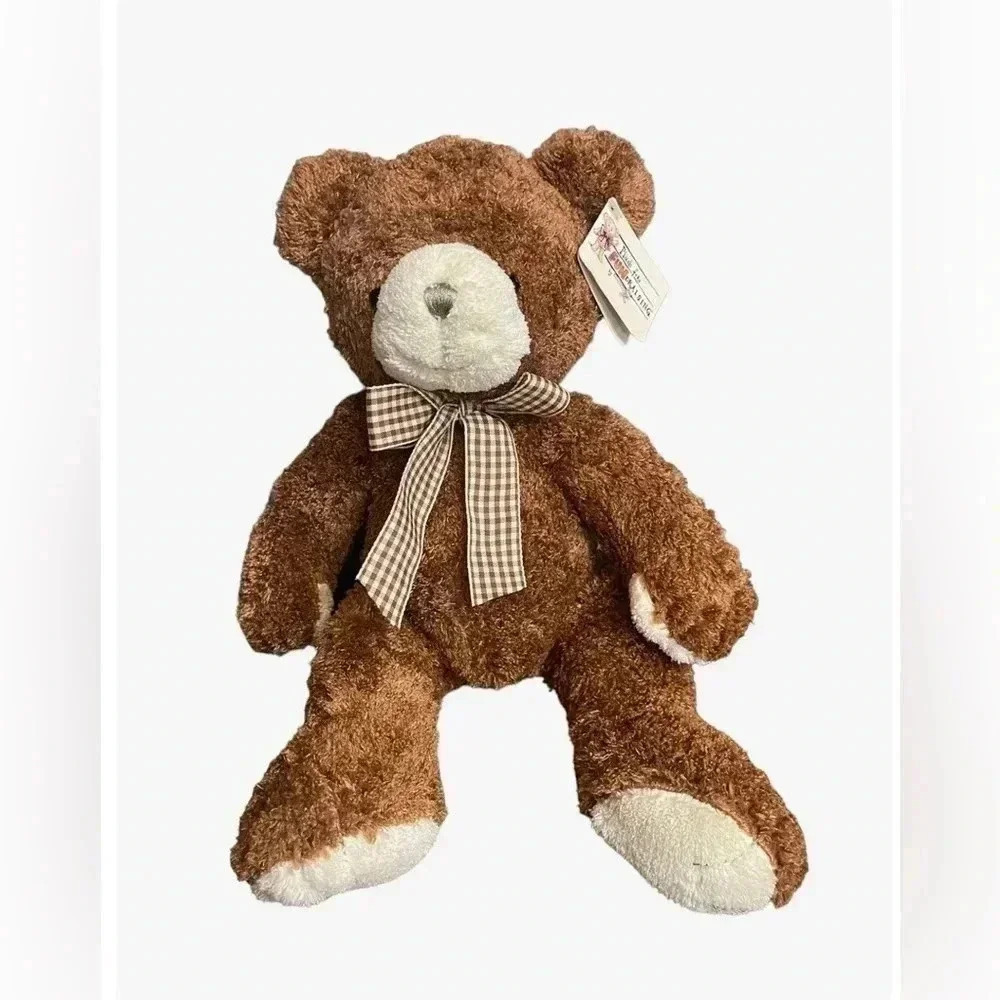 March of Dimes Bean Bag for Babies Vintage 2003 Brown Teddy Bear Plush